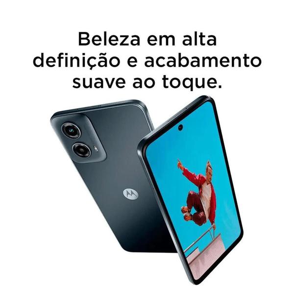 Imagem de Smartphone motorola Moto G34 64gb  4 de Ram 6,5" Câm. Dupla + Selfie 16MP Dual Chip Preto 5G