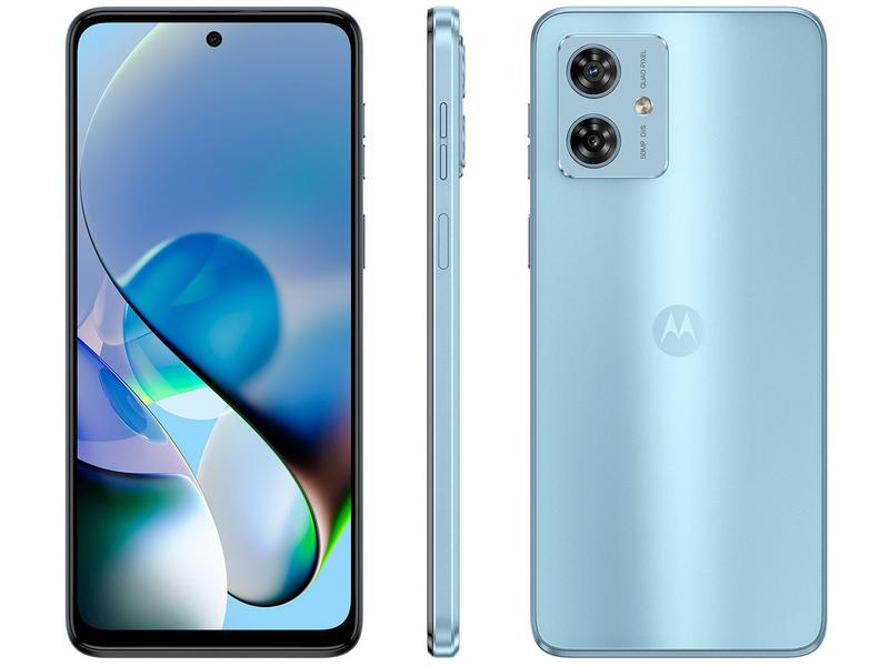 Smartphone Motorola Moto G54 128GB Azul 5G 4GB RAM 6,5" Câm. Dupla + Selfie 16MP Dual Chip Smartphone Motorola Moto G54 128GB Azul 5G 4GB RAM 6,5" Câm. Dupla + Selfie 16MP Dual Chip