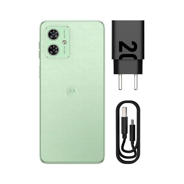 Imagem de Smartphone Motorola Moto G54 5G 256GB 16GB RAM Boost Câmera Traseira Dupla 50MP + 2MP Selfie 16MP Tela 6.5" Verde-Vegan Leather