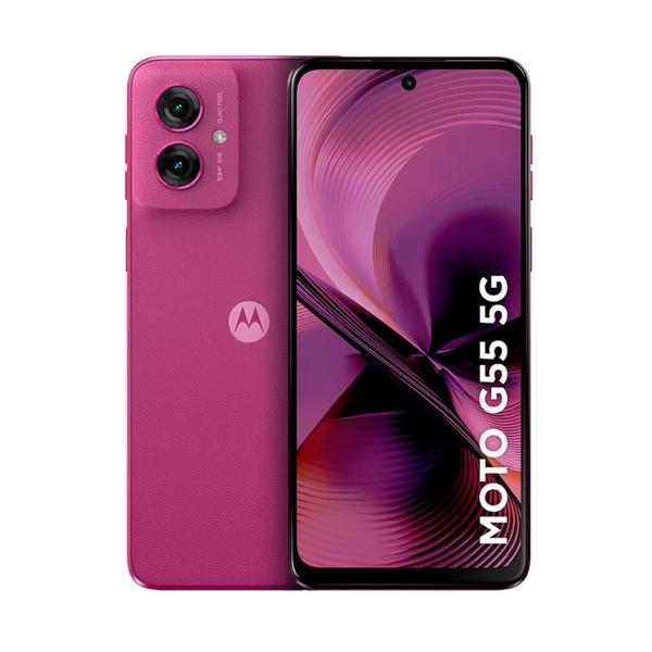Smartphone Motorola Moto G55 5G 256GB - Rosa + Ubook - Livros