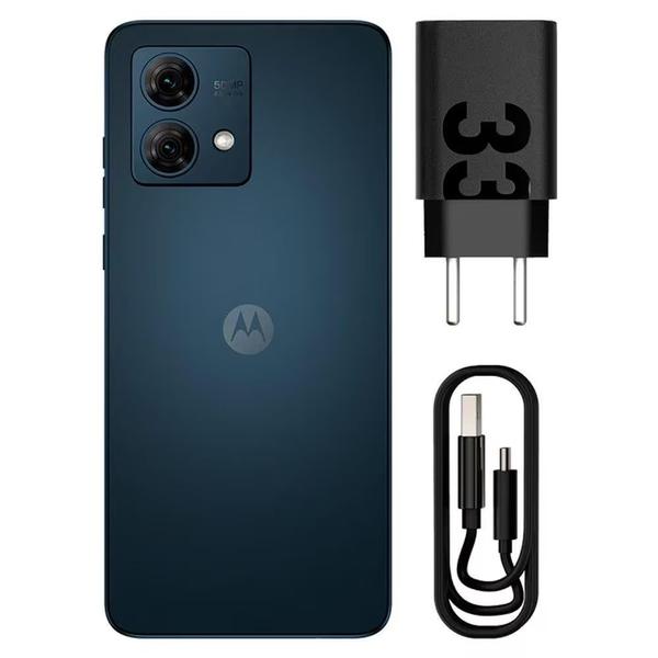 Imagem de Smartphone Motorola Moto G84 5G 256GB 16GB RAM Boost CâmeraTraseira Dupla 50MP + 8MP Selfie 16MP Tela 6.55" Grafite