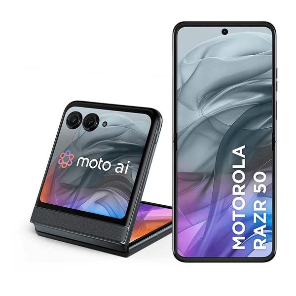 Smartphone Motorola Razr 50 - 512GB 24GB Ram Boost Tela dobrável 6,9" pOLED e externa 3,6”... Smartphone Motorola Razr 50 - 512GB 24GB Ram Boost Tela dobrável 6,9" pOLED e externa 3,6”...