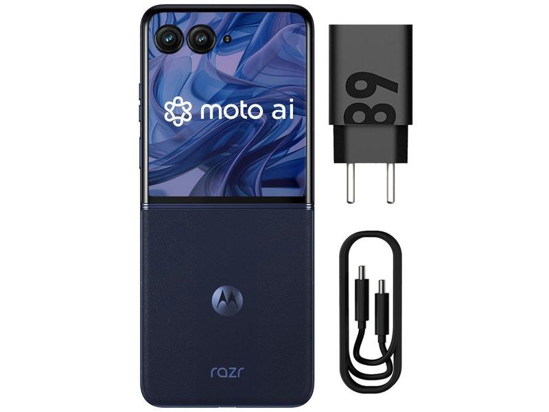 Smartphone Motorola Razr 50 Ultra 512GB Navy Blue 5G 12GB RAM 6,9