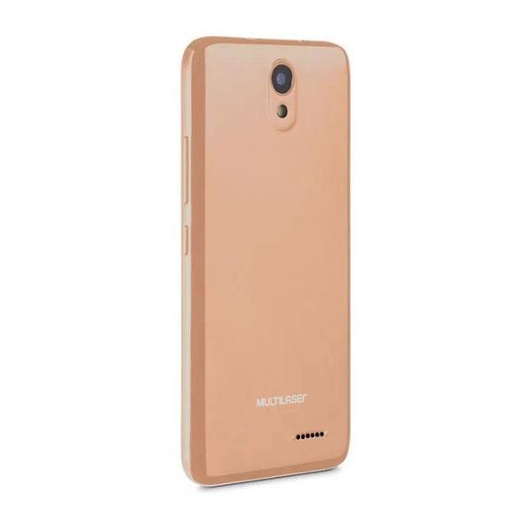 Imagem de Smartphone Multi E Pro, 32GB, Quad Core, Câmera 5MP, Capa e Película, Dourado - P9151