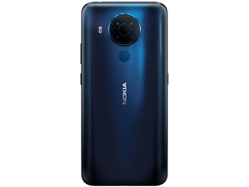 Imagem de Smartphone Nokia 5.4 128GB Azul 4G Octa-Core - 4GB RAM Tela 6,39” Câm. Quádrupla + Selfie 16MP