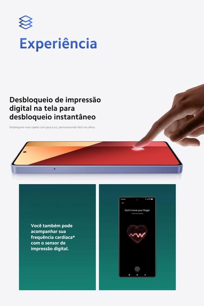 Imagem de Smartphone Note13 PRO 256GB / 16GB Ram Camera 200MPX Top de linha Premium Desing performance tela 120Hz FHD AMOLED versão Global