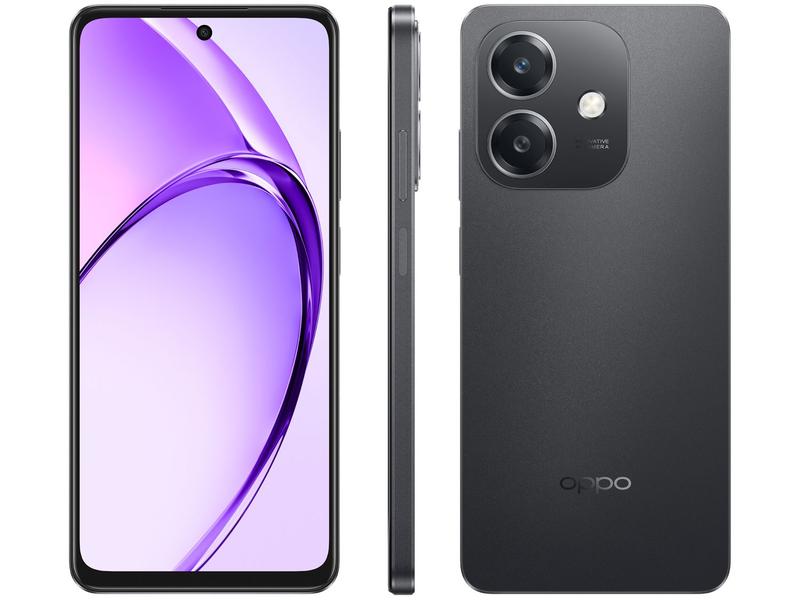Smartphone OPPO A60 256GB Preto 8GB - RAM 6,67" Câm. 50MP + Selfie 5MP