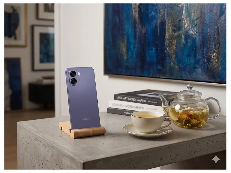 Smartphone OPPO A6x 128GB 4GB + 8GB RAM Púrpura 6,75