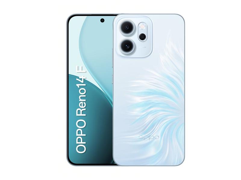 Smartphone OPPO Reno14 F 256GB 5G 12GB RAM Azul Cintilante 6,57