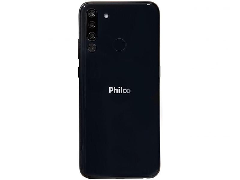 Imagem de Smartphone Philco Hit P12 128GB Dark Blue 4G 4GB RAM Tela 6,52” Câm. Quádrupla + Selfie 8MP