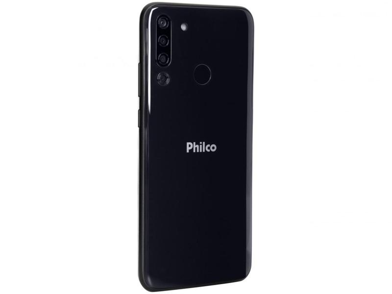 Imagem de Smartphone Philco Hit P12 128GB Dark Blue 4G - 4GB RAM Tela 6,52” Câm. Quádrupla + Selfie 8MP