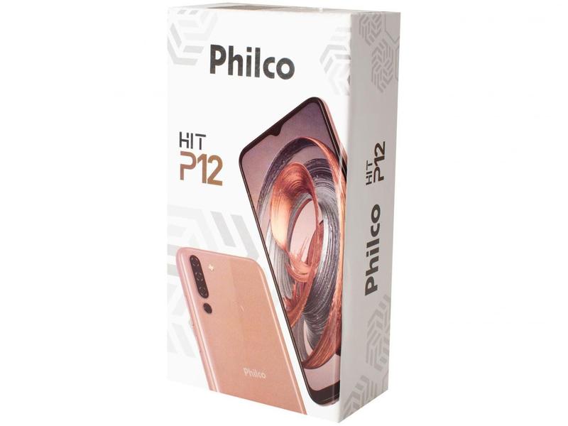 Smartphone Philco Hit P12 128GB Rose Gold 4G 4GB RAM Tela 6,52