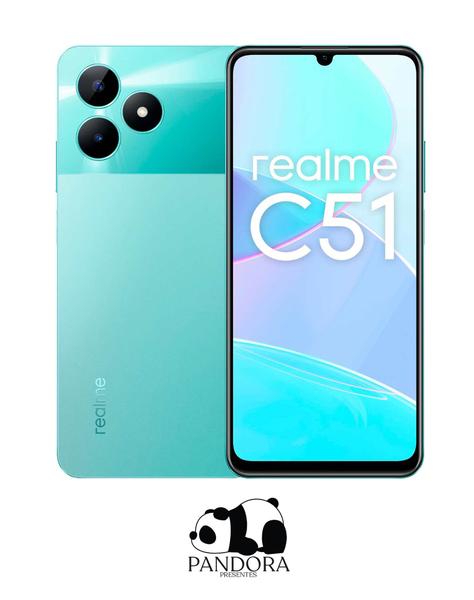 Imagem de Smartphone Realme C51  128/256GB  4/6GB RAM  Tela 6.74"  50MP  Anatel Brasil