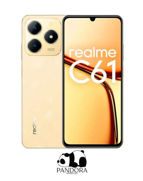 Imagem de Smartphone Realme C61  128/256 GB  4/6 GB RAM  Tela 6.5"  108MP  Anatel Brasil