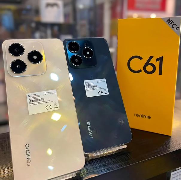 Smartphone Realme C61 NFC 256GB 128GB 12GB Ramboost 50MP Câmera