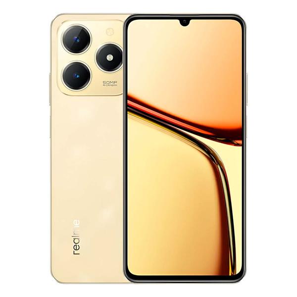 Imagem de Smartphone Realme C61 RMX3930 128GB 4GB RAM Dual SIM Tela 6.74" (Sparkle Gold) Dourado