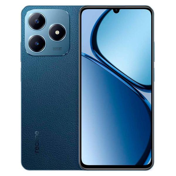 Imagem de Smartphone Realme C63 256GB 8GB RAM Dual SIM Tela 6.75 NFC Leather Blue Azul Lançamento