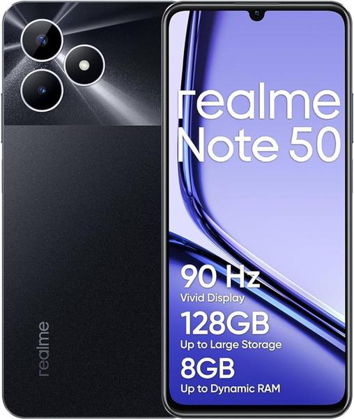 Imagem de Smartphone Realme Note 50 64GB (3GB RAM) Preto - Ralme