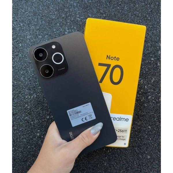 Smartphone Realme Note 70, 128GB, 4GB RAM, Android 14, Tela 6,67