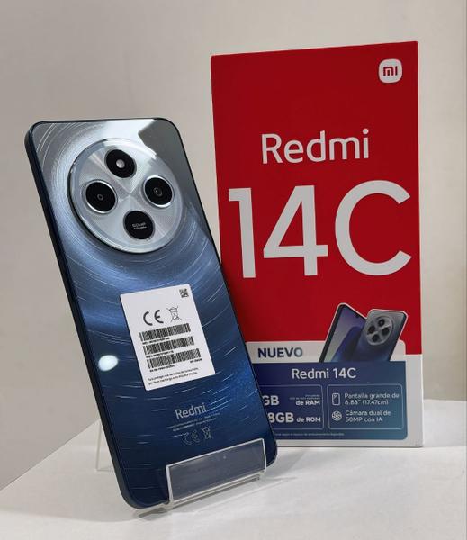 Imagem de Smartphone Redmi14C 128GB  8GB Ram Camera 50MPX Premium Design performance tela 120Hz lançamento versão Global