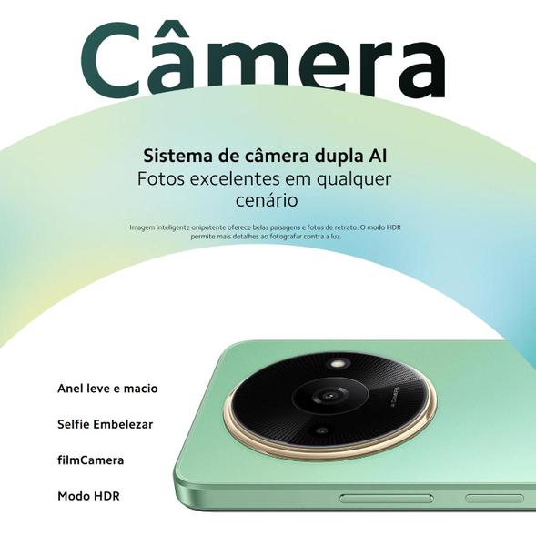 Imagem de Smartphone RedmiA3X lançamento 128GB + 8GB Ram Camera HDR Ai Premium Desing tela 90Hz versão Global