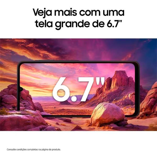 Imagem de Smartphone Samsung A06 4G 128GB 4GB RAM Tela 6,7