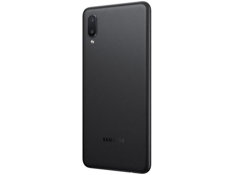Imagem de Smartphone Samsung Galaxy A02 32GB Preto 4G - Quad-Core 2GB RAM 6,5” Câm. Dupla + Selfie 5MP