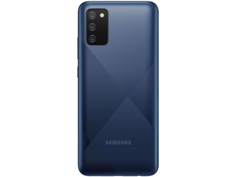 Imagem de Smartphone Samsung Galaxy A02s 32GB Azul 3GB RAM 6,5" Câm. Tripla + Selfie 5MP Dual Chip