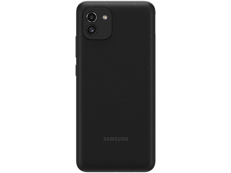 Imagem de Smartphone Samsung Galaxy A03 64GB Preto 4G Octa-Core 4GB RAM Tela 6,5” Câm. Dupla + Sefie 5MP