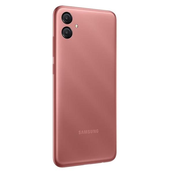 Imagem de Smartphone Samsung Galaxy A04e 4G LTE 64GB 3GB RAM Câmera dupla 13MP + 2MP Dual SIM Octa-Core 6.5" Cobre