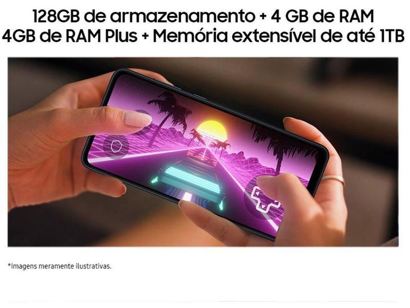 Imagem de Smartphone Samsung Galaxy A05 128GB Preto 4G Octa-Core 4GB RAM 6,7” Câm. Dupla + Selfie 8MP