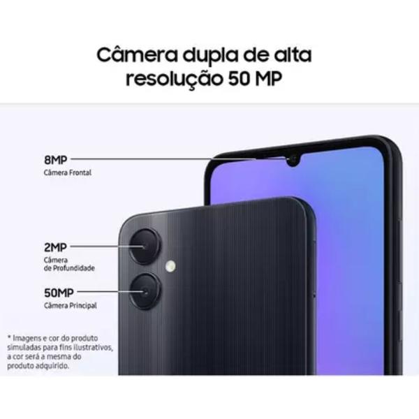 Imagem de Smartphone Samsung Galaxy A05 Preto 128gb 4gb