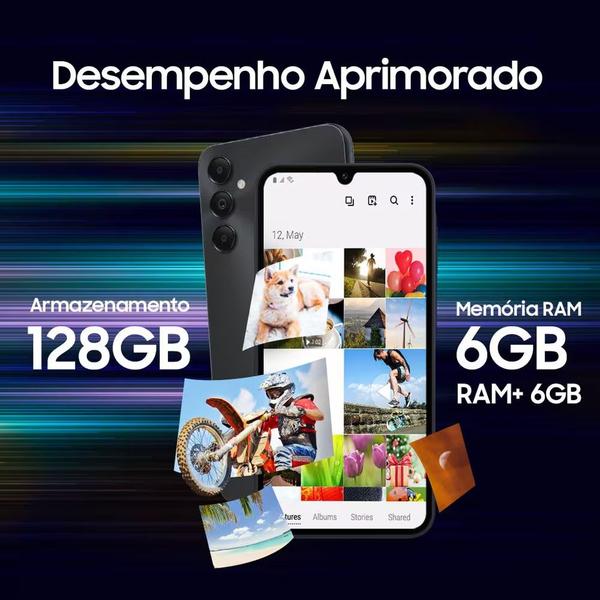 Imagem de Smartphone Samsung Galaxy A05S 4G 128GB 6GB Tela 6,7 Preto