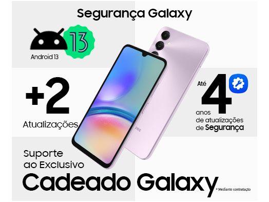 Imagem de Smartphone Samsung Galaxy A05s 6,7" 128GB Prata 6GB RAM Câm. Tripla 50MP + Selfie 13MP Bateria 5000mAh Dual Chip