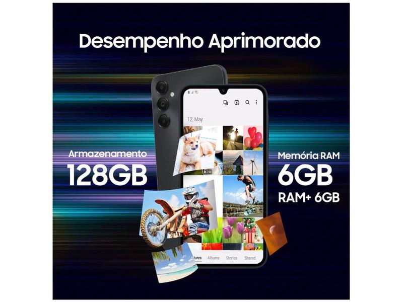 Imagem de Smartphone Samsung Galaxy A05s 6,7" 128GB Preto 6GB RAM