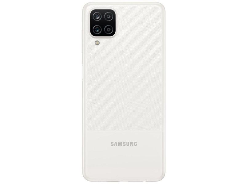 Imagem de Smartphone Samsung Galaxy A12 64GB Branco 4G - Octa-Core 4GB RAM 6,5” Câm. Quádrupla + Selfie 8MP