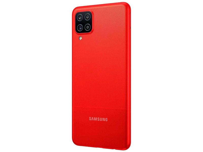 Imagem de Smartphone Samsung Galaxy A12 64GB Vermelho 4G - 4GB RAM Tela 6,5” Câm. Quádrupla + Selfie 8MP