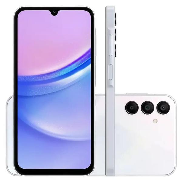 Smartphone Samsung Galaxy A15 4G 6.5" Octa Core 128GB 4GB Câmera Tripla Azul Claro