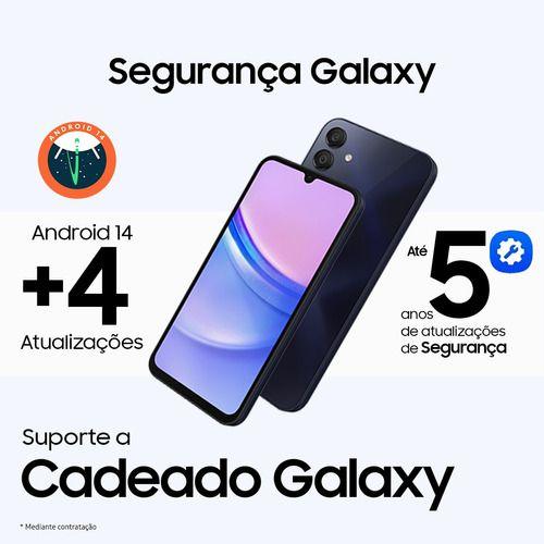 Imagem de Smartphone samsung galaxy a15 - 5g - 128gb 4gb ram tela 6.5 dual sim azul