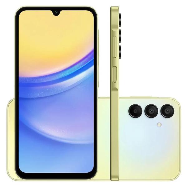 Smartphone Samsung Galaxy A15 5G 6.5" Octa Core 128GB 4GB Câmera Tripla Verde Claro