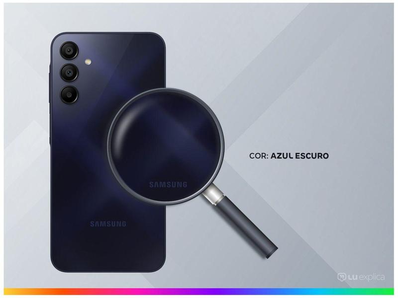 Imagem de Smartphone Samsung Galaxy A15 6,5" 128GB Azul Escuro 4G 4GB RAM