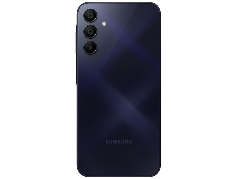 Imagem de Smartphone Samsung Galaxy A15 6,5" 256GB Azul Escuro 4G 8GB RAM Câm. Tripla 50MP + Selfie 13MP 5000mAh Dual Chip