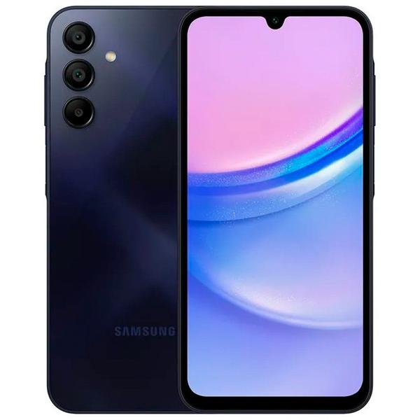 Imagem de Smartphone Samsung Galaxy A15 EE 5G 6.5 FHD+ 90Hz 128GB Câmera Tripla 50MP 5MP 2MP Azul Escuro SM-A156MZKRLEB