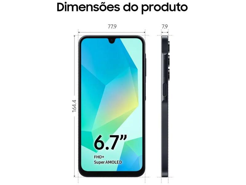 Imagem de Smartphone Samsung Galaxy A16 128GB Preto