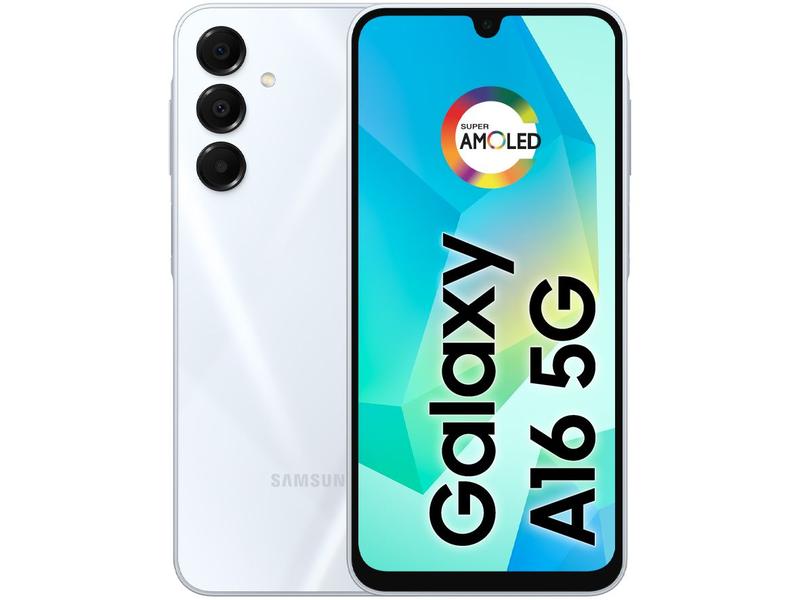 Smartphone Samsung Galaxy A16 256GB Cinza 5G 8GB RAM 6,7" FHD+ Câm Tripla + Selfie 13MP Smartphone Samsung Galaxy A16 256GB Cinza 5G 8GB RAM 6,7" FHD+ Câm Tripla + Selfie 13MP
