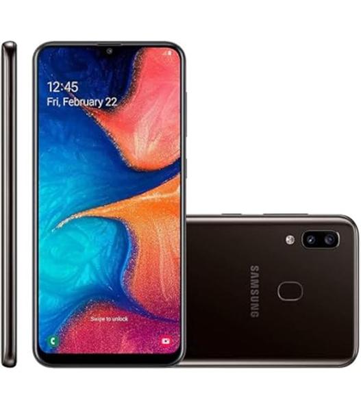 Imagem de Smartphone Samsung Galaxy A20 4G 32GB 3GB RAM ANDROID 11 Câm.Dupla+Câm.Selfie 8MP ANATEL