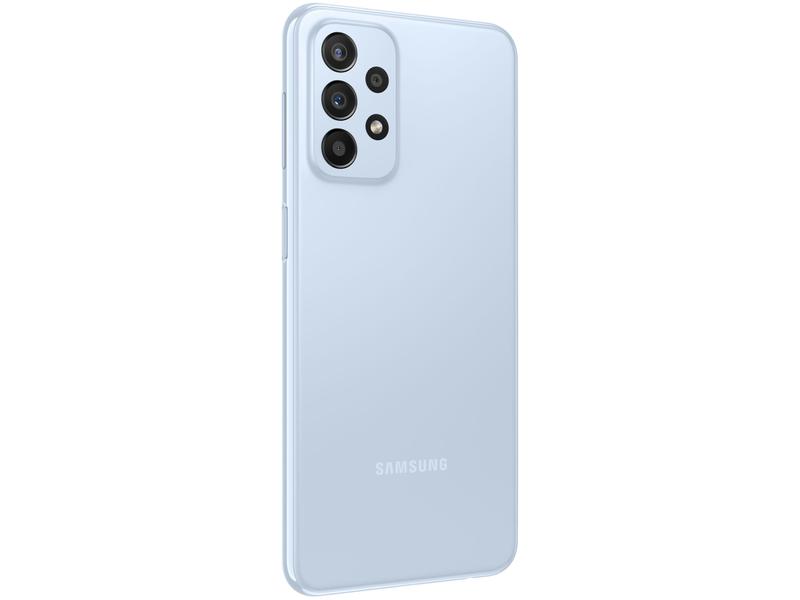 Imagem de Smartphone Samsung Galaxy A23 128GB Azul 5G Octa-Core 4GB RAM 6,6” Câm. Quádrupla + Selfie 8MP