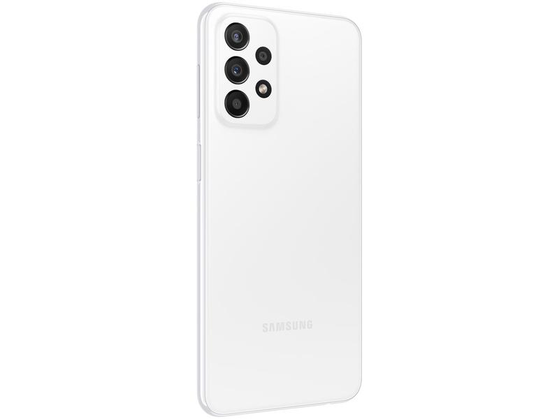 Imagem de Smartphone Samsung Galaxy A23 128GB Branco 5G Octa-Core 4GB RAM 6,6” Câm. Quádrupla + Selfie 8MP