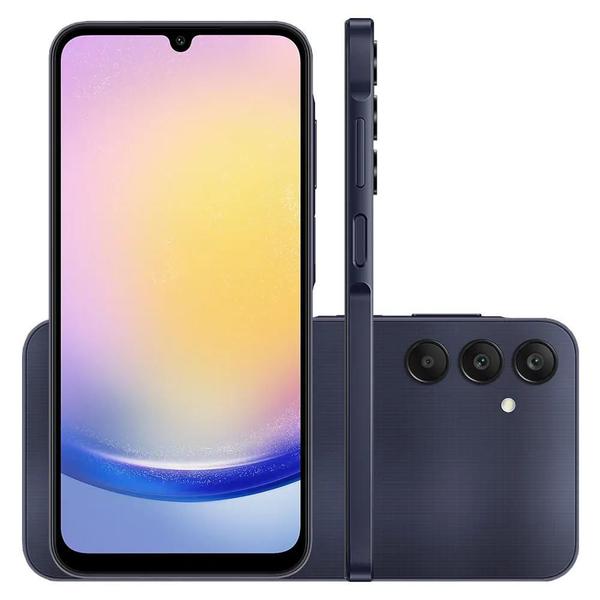 Smartphone Samsung Galaxy A25 5G 256GB 8GB Tela 6,5 Dual Sim Azul Escuro Smartphone Samsung Galaxy A25 5G 256GB 8GB Tela 6,5 Dual Sim Azul Escuro