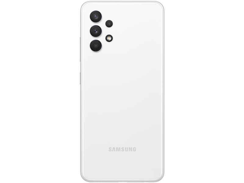 Imagem de Smartphone Samsung Galaxy A32 128GB Branco 4GB RAM 6,4" Câm. Quádrupla + Selfie 20MP Dual Chip